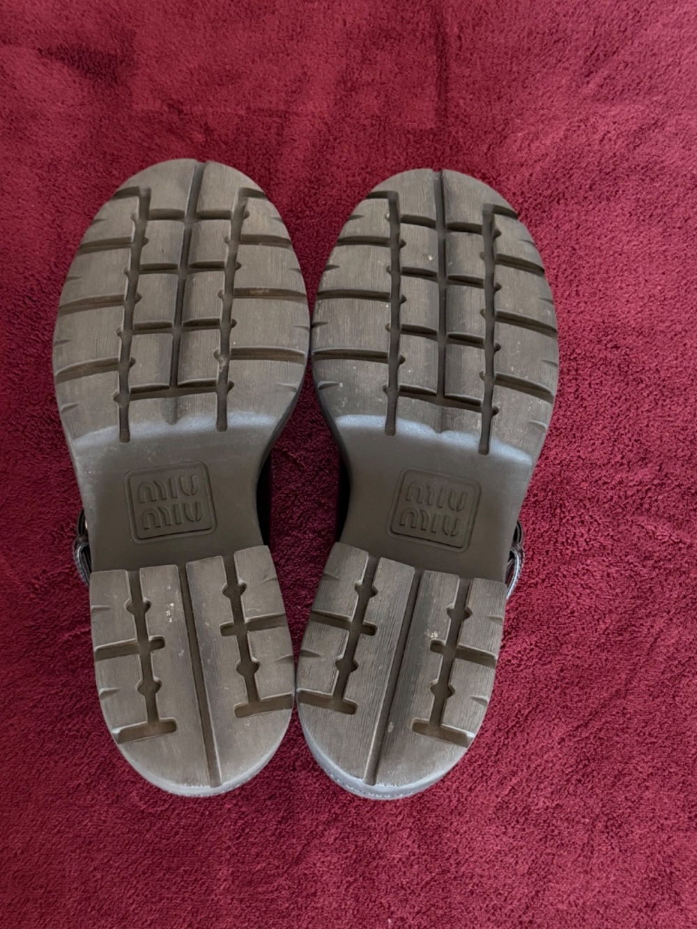Miu Miu Black Leather Platform Mary Janes – Nearly New - Picture 12 of 16